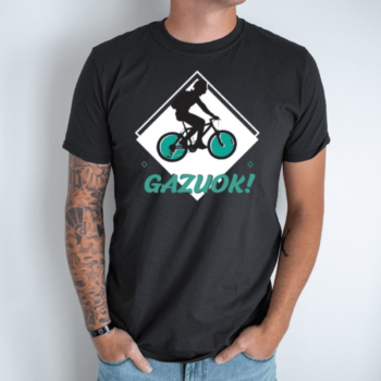 Unisex marškinėliai su spauda “Gazuok”