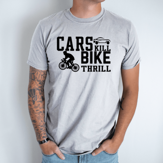 pilka-vyriski-marskineliai-cars-kill-bike-thrill