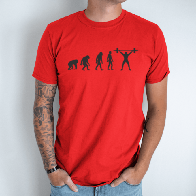 raudona-vyriski-marskineliai-evoliucija