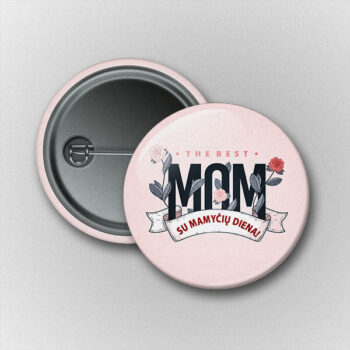 Prisegamas ženkliukas Geriausia mama