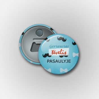 Butelių atidarytuvas geriausiam tėčiui