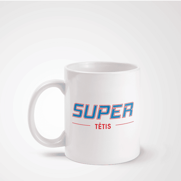 Keramikinis puodelis „Super Tėtis“