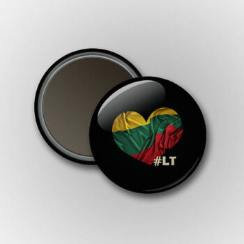 Megnetukai su Lietuvos vėliava