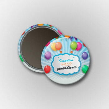 Mini magnetukas dovanos gimtadienio proga