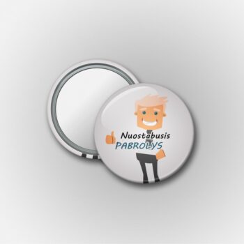 Dovanos pabroliams kišeniniai veidrodėliai