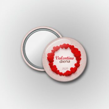 Nešiojamas mini veidrodėlis dovanos mylimajai