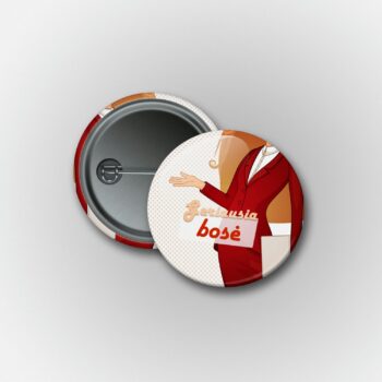 Prisegamas ženkliukas geriausiai bosei