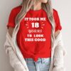 Unisex marškinėliai su spauda „18-tasis gimtadienis“ - Image 3