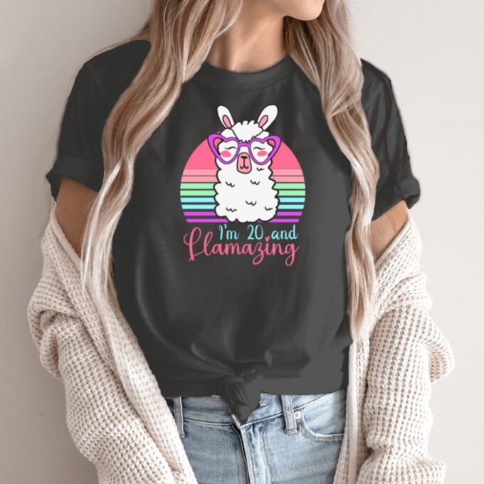 Unisex marškinėliai su spauda „20 And Flamazing“