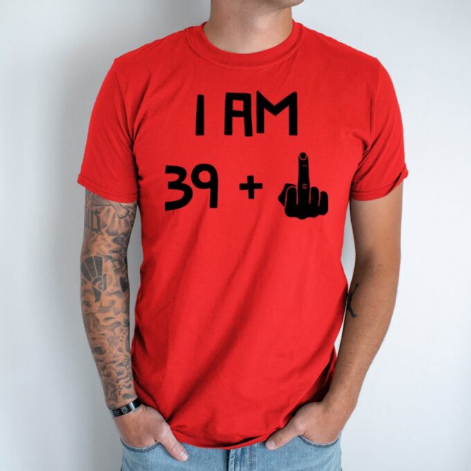 Unisex marškinėliai su spauda „40 metų“ - Image 4