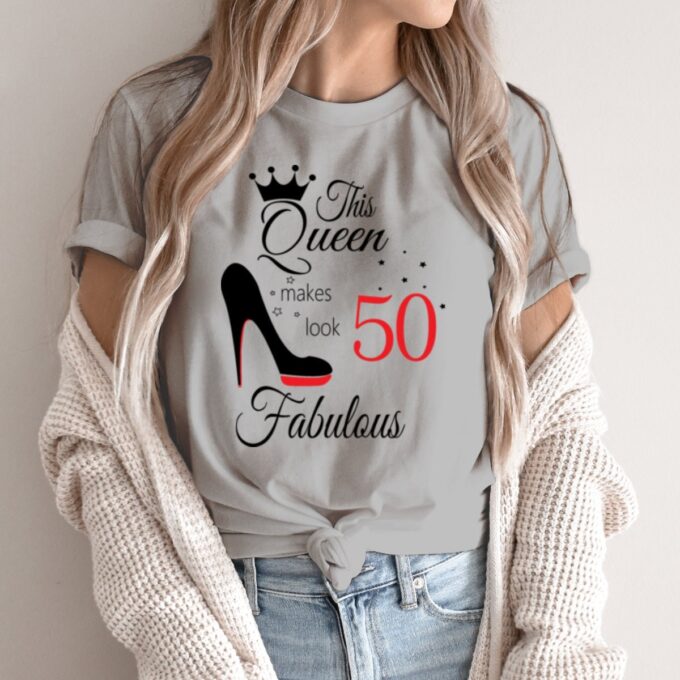 Unisex marškinėliai su spauda „50 metų“ - Image 2