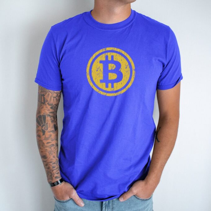 Unisex marškinėliai su spauda „Bitcoin“ - Image 4