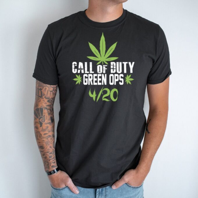 Unisex marškinėliai su spauda „Call Of Duty - Green Ops“