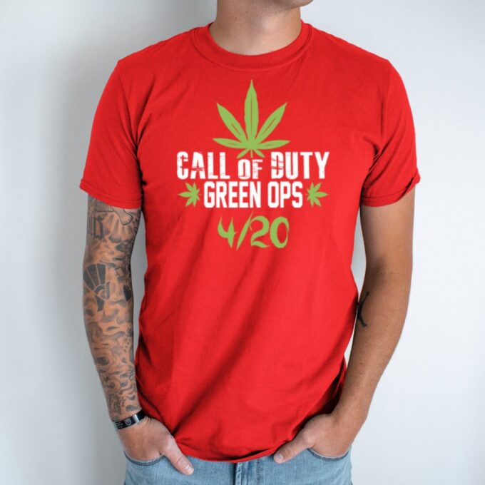 Unisex marškinėliai su spauda „Call Of Duty - Green Ops“ - Image 4