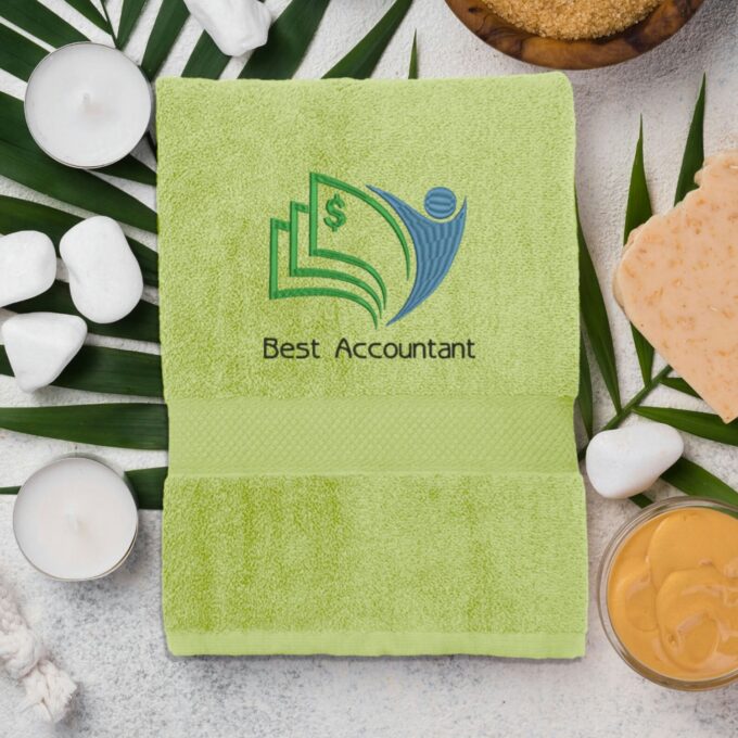 Rankšluostis „Best Accountant“ - Image 5