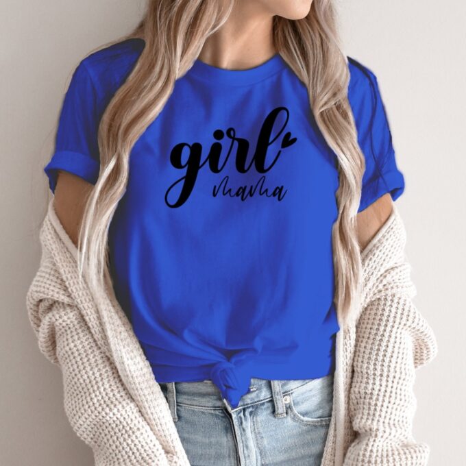 Unisex marškinėliai su spauda „Girl Mama“ - Image 3