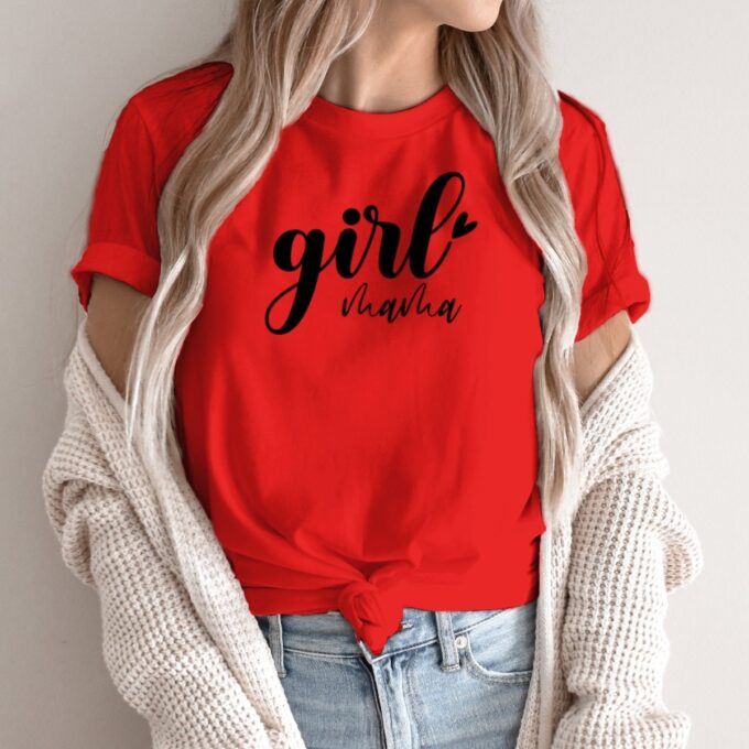 Unisex marškinėliai su spauda „Girl Mama“ - Image 4