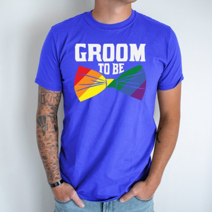 Unisex marškinėliai su spauda „Groom“ - Image 2