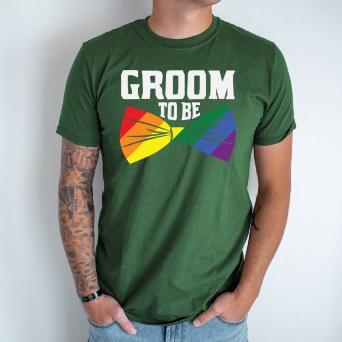 Unisex marškinėliai su spauda „Groom“ - Image 3