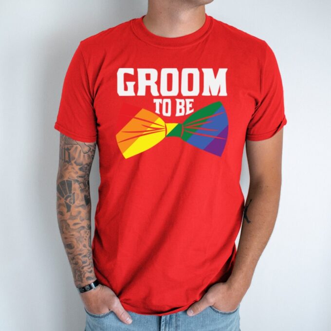 Unisex marškinėliai su spauda „Groom“ - Image 4