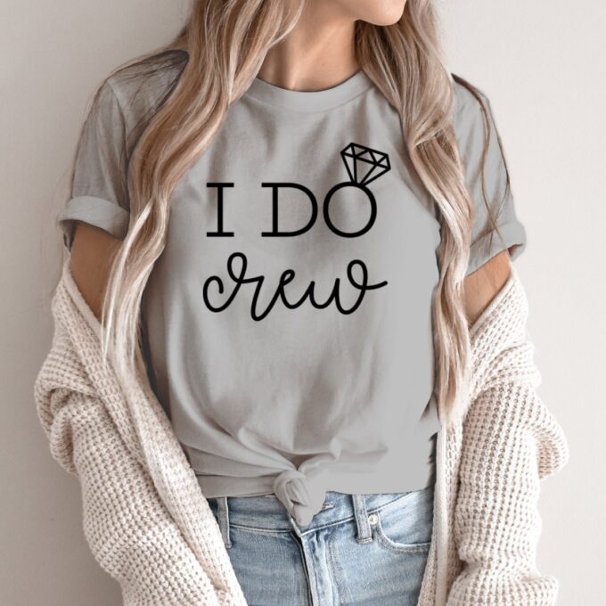 Mergvakario marškinėliai „I Do Crew“ - Image 2