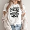 Unisex marškinėliai su spauda „I'm Not Bossy“