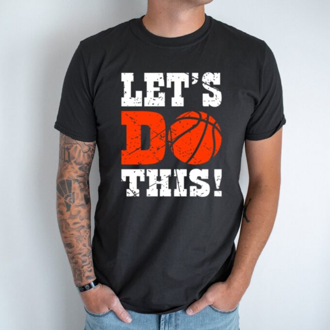 Unisex marškinėliai su spauda „Let's Do This“