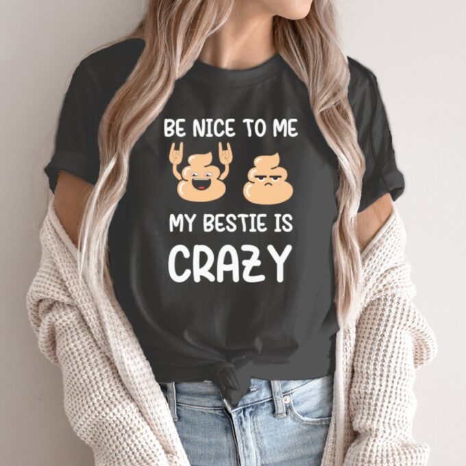 Unisex marškinėliai su spauda „My Bestie“