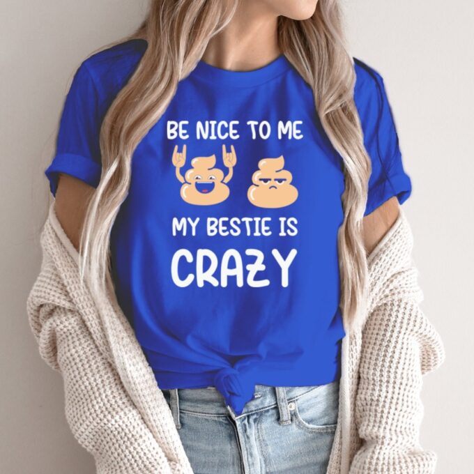 Unisex marškinėliai su spauda „My Bestie“ - Image 2