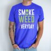 Unisex marškinėliai su spauda „Smoke Weed“ - Image 2
