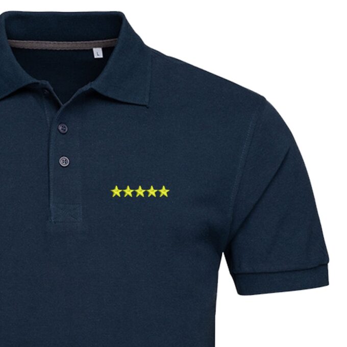 Vyriški polo marškinėliai „5 Stars“ - Image 4