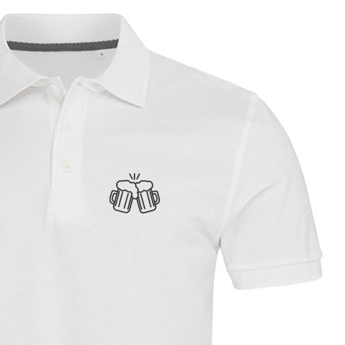 Vyriški polo marškinėliai „Alaus bokalai“