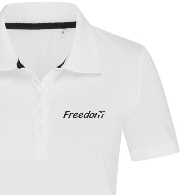 Moteriški polo marškinėliai „Freedom“