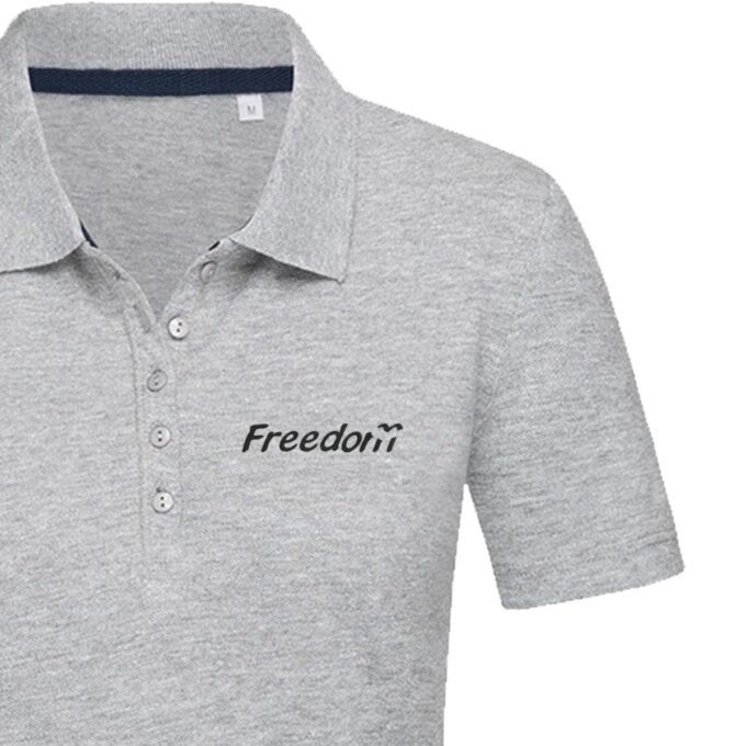 Moteriški polo marškinėliai „Freedom“ - Image 3