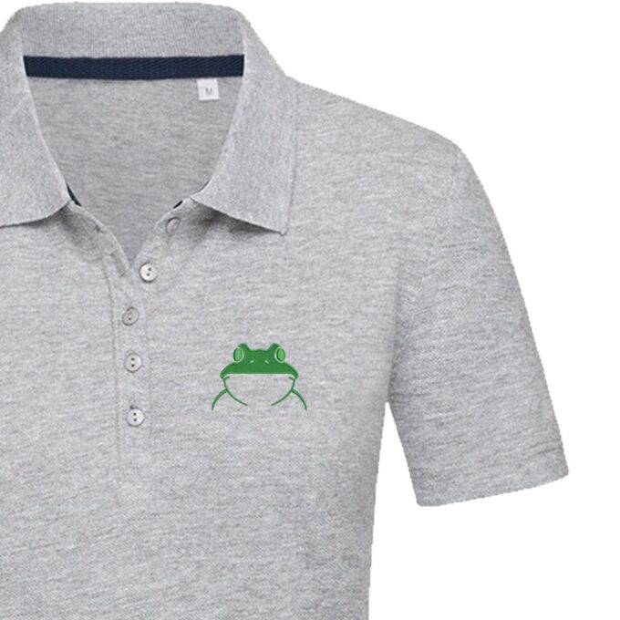 Moteriški polo marškinėliai „Varlė“ - Image 3