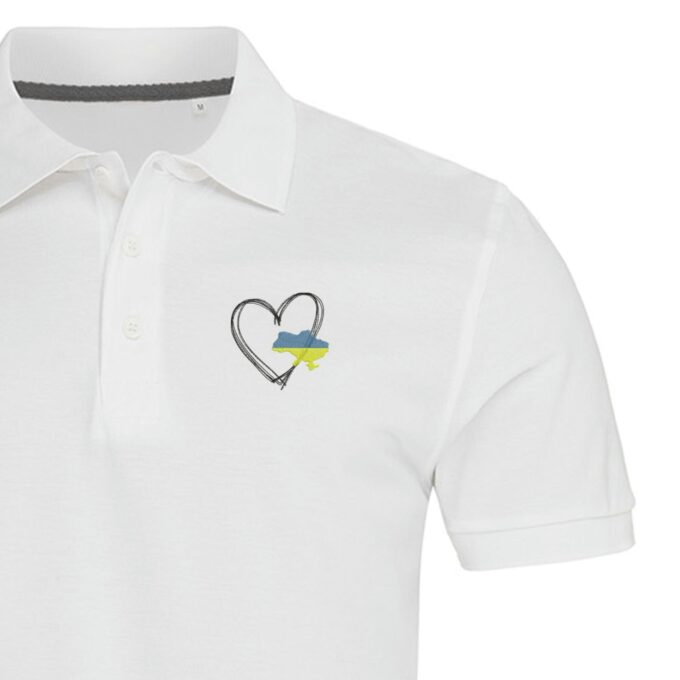 Vyriški polo marškinėliai „Ukraina“