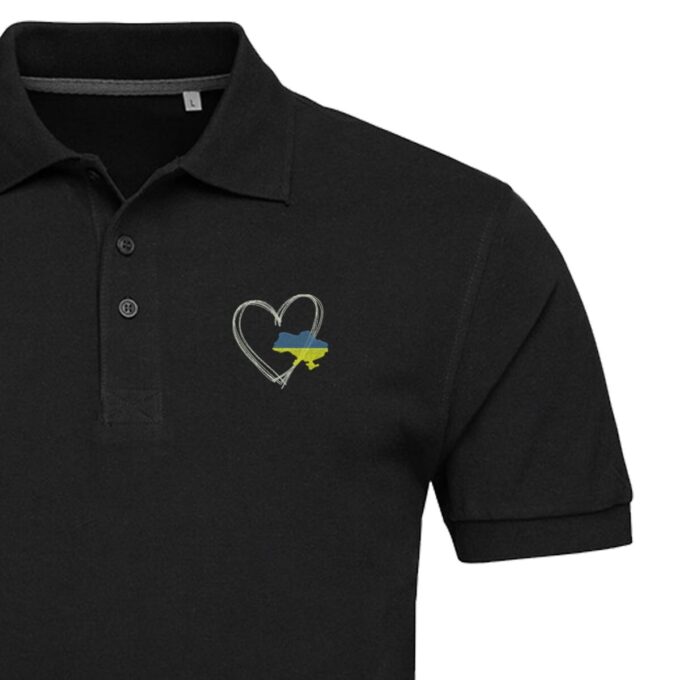 Vyriški polo marškinėliai „Ukraina“ - Image 2