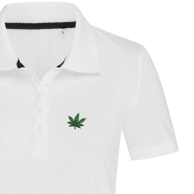 Moteriški polo marškinėliai „Kanapė“