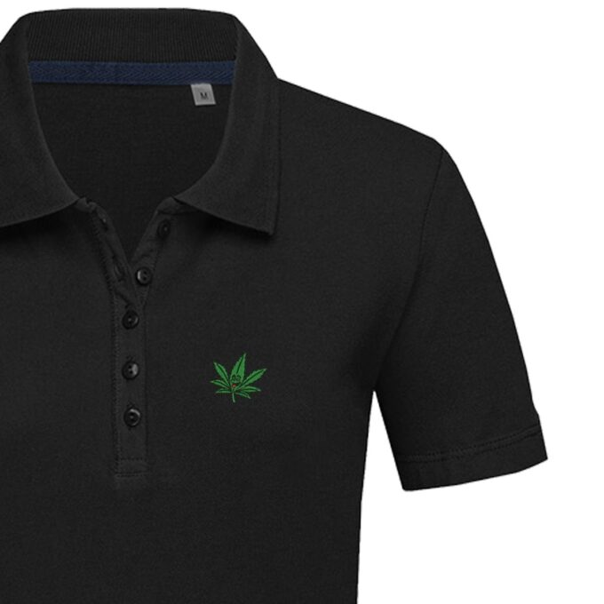 Moteriški polo marškinėliai „Kanapė“ - Image 2