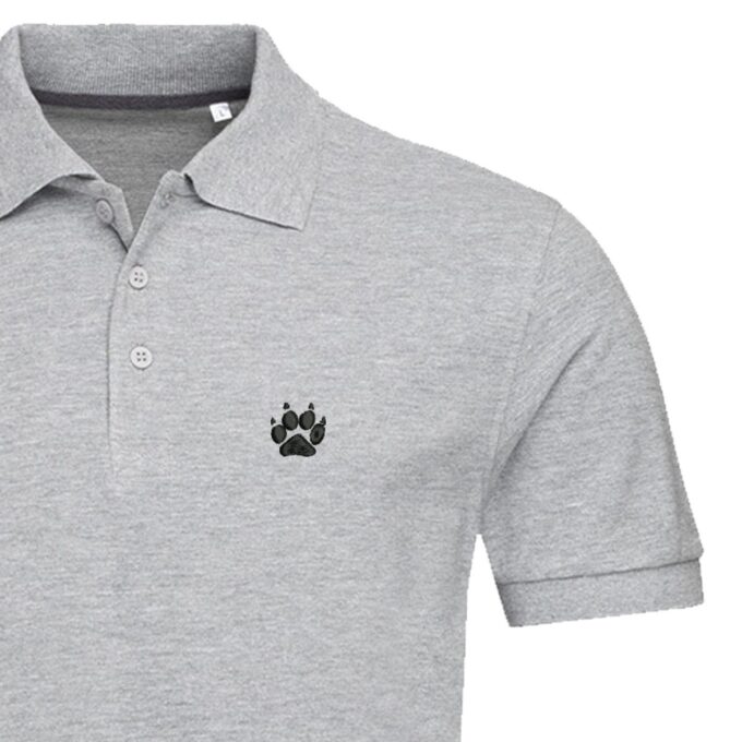 Vyriški polo marškinėliai „Pėdsakas“ - Image 3