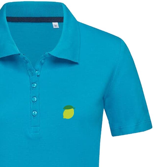 Moteriški polo marškinėliai „Citrina“ - Image 5