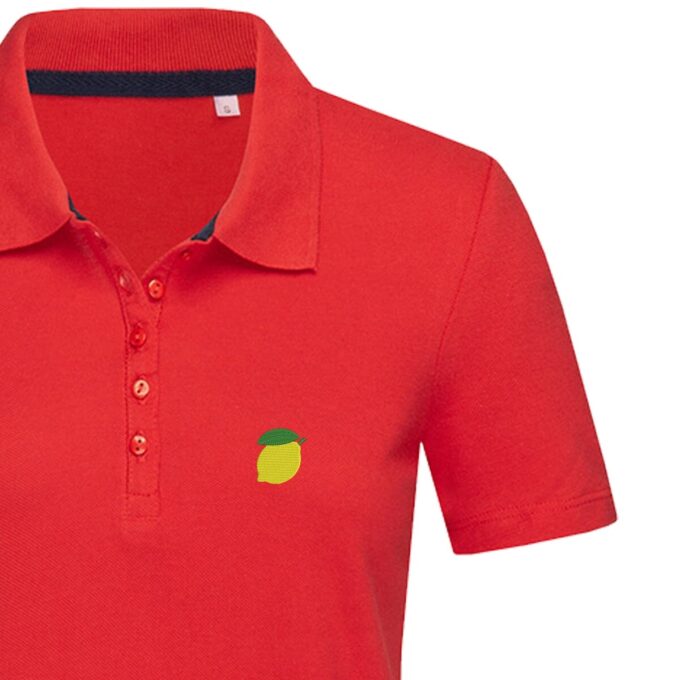 Moteriški polo marškinėliai „Citrina“ - Image 6