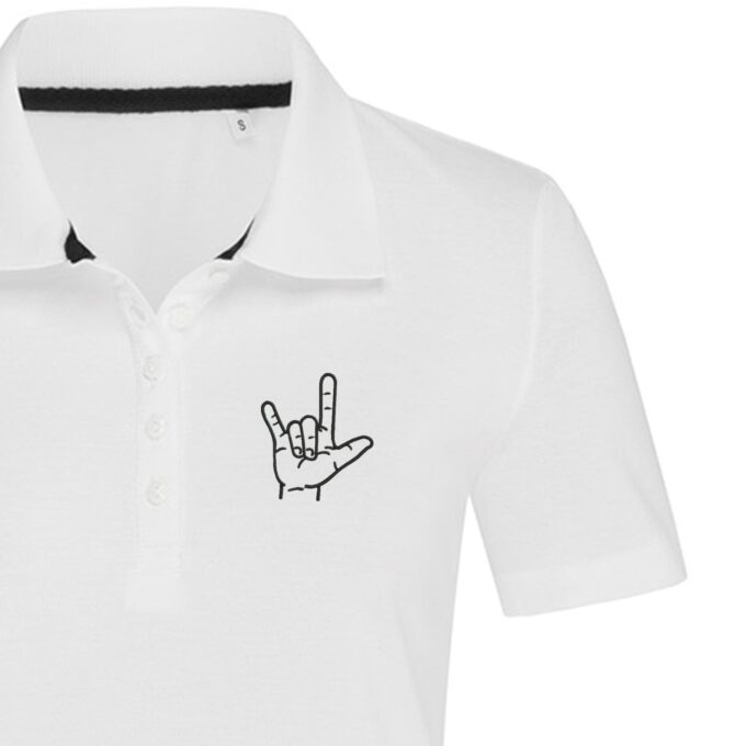 Moteriški polo marškinėliai „Rock“