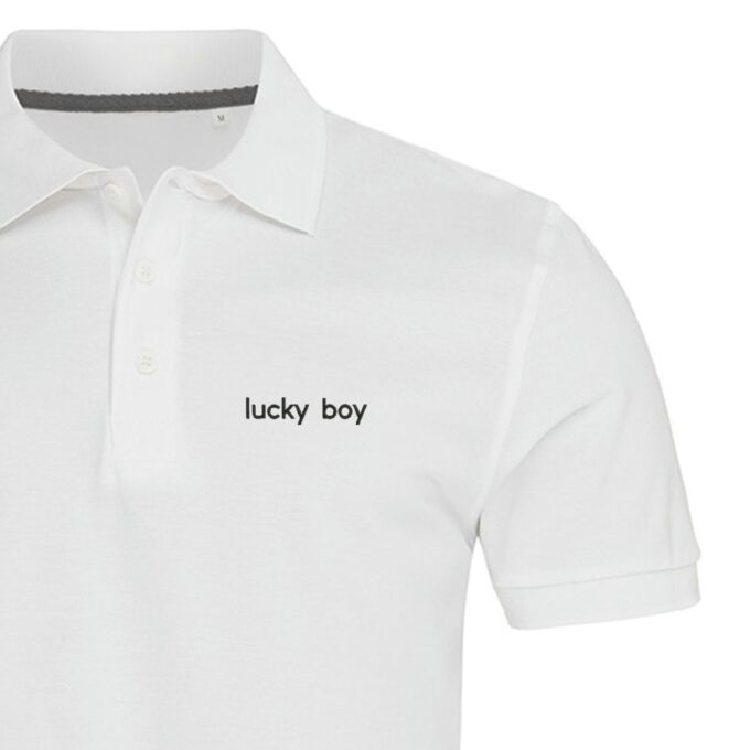 Vyriški polo marškinėliai „Lucky Boy“