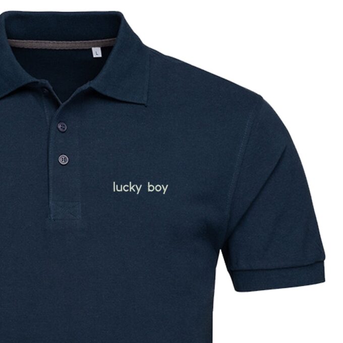 Vyriški polo marškinėliai „Lucky Boy“ - Image 4