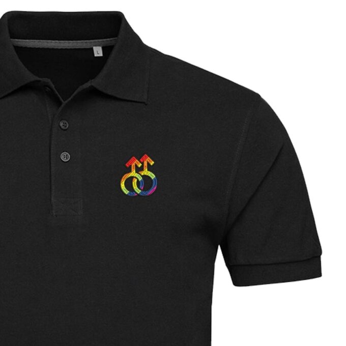 Vyriški polo marškinėliai „LGBT+“ - Image 2