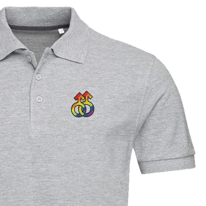 Vyriški polo marškinėliai „LGBT+“ - Image 3