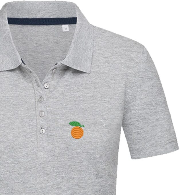 Moteriški polo marškinėliai „Mandarinas“ - Image 3