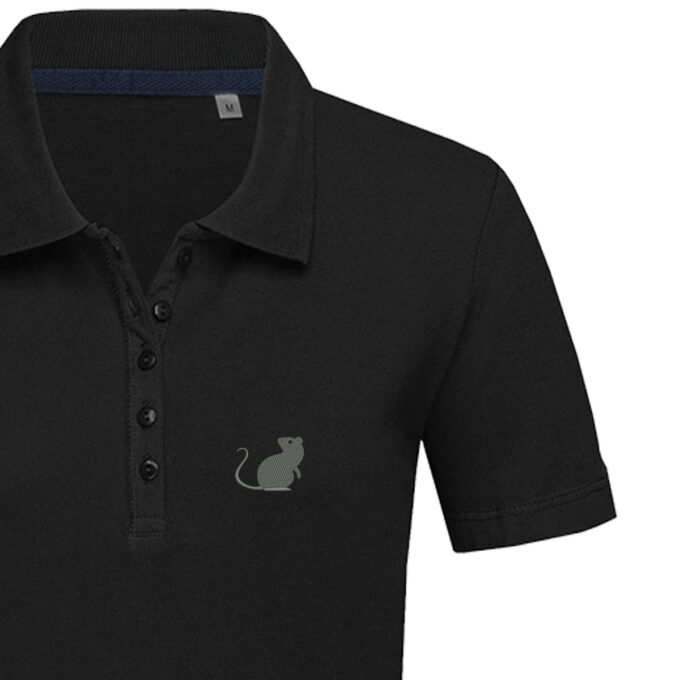 Moteriški polo marškinėliai „Pelė“ - Image 2