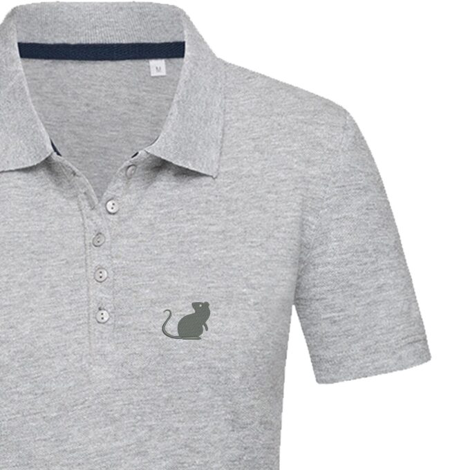 Moteriški polo marškinėliai „Pelė“ - Image 3
